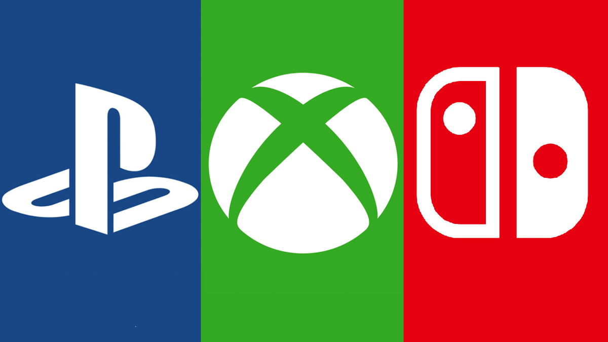 PlayStation Xbox Nintendo Switch logos