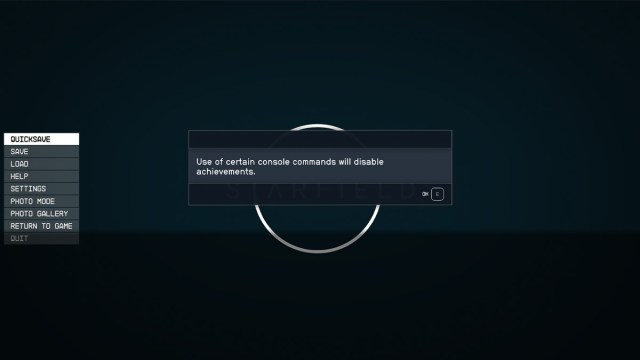 Field Command Console All Starfield Console Commands & How to Use Them