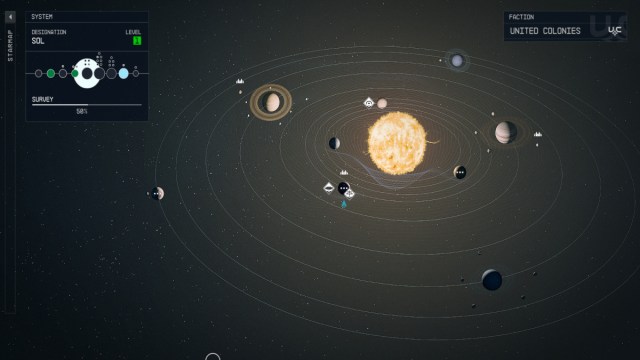 Starfield what are all the star systems in the game