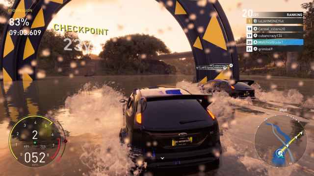 Water slows you down tremendously in The Crew Motorsport