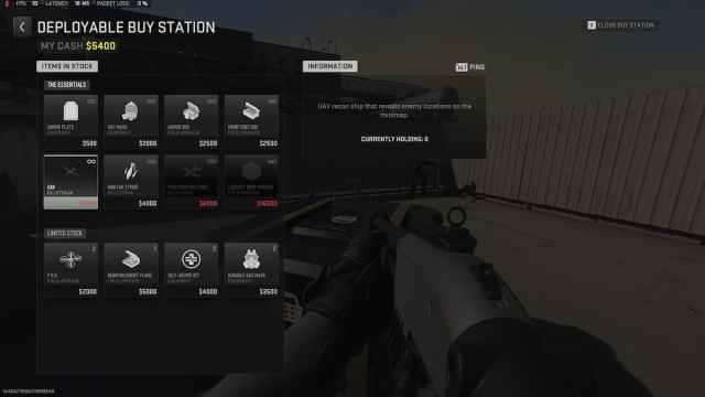 Warzone 2 Buy Station, Ranked, UAV, Items 