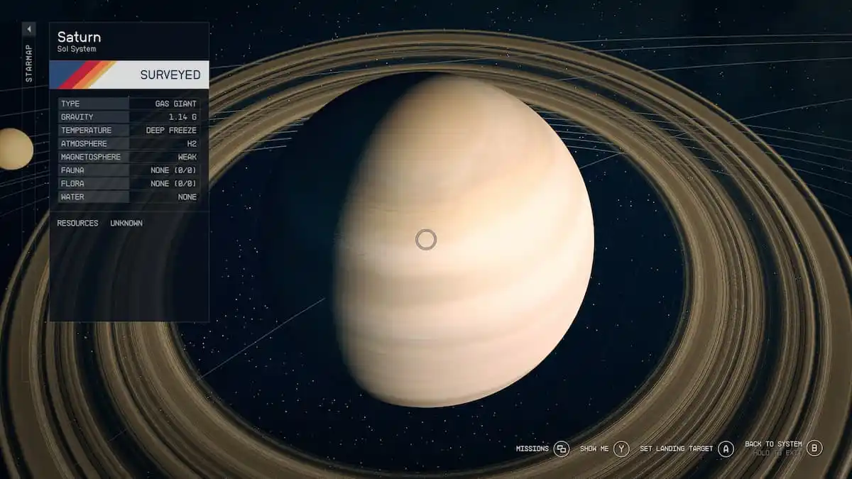 What can you do on Gas Giants in Starfield