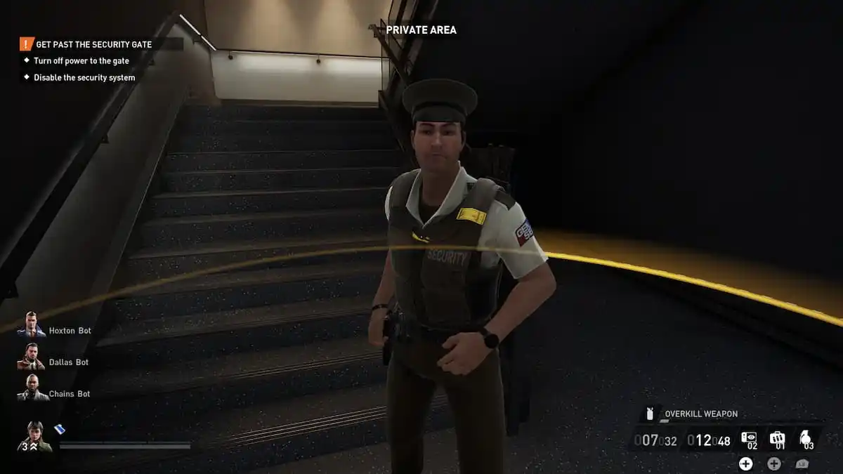 Lead Guard in Payday 3
