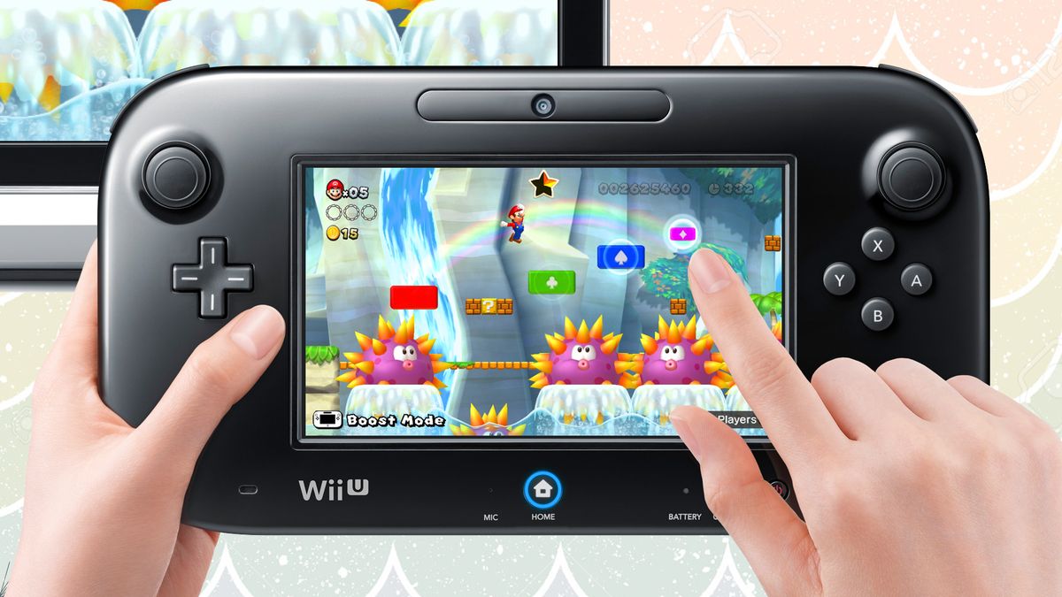 Wii U with New Super Mario Bros. U