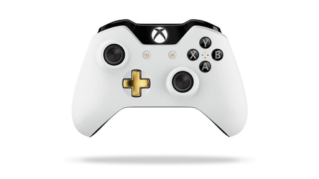 The Xbox One Lunar White controller