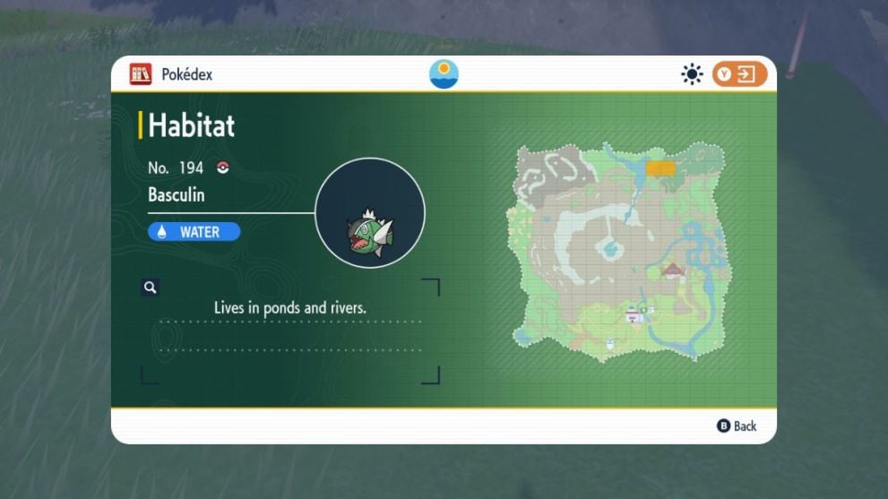 Basculin location in Pokemon Scarlet & Violet's Teal Mask DLC