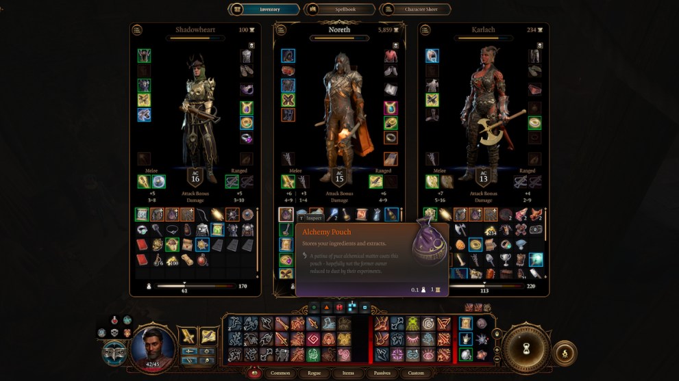 bg3 baldur's gate 3 shared stash inventory