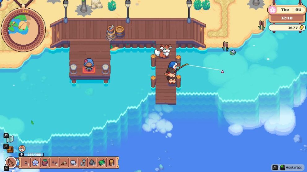 Fishing in Moonstone Island