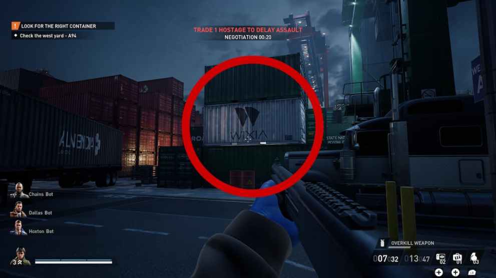 The Right Container in Payday 3 99 Boxes 