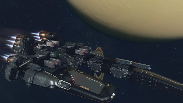 The Broadsword Ship Fan-Made Build in Starfield