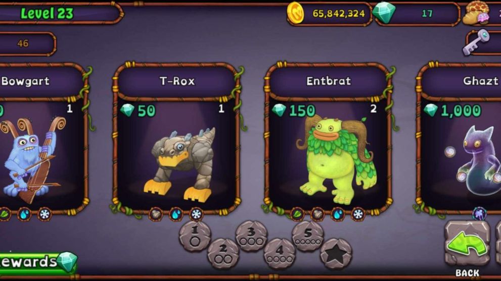 monsters used to breed a ghatz in my singing monsters