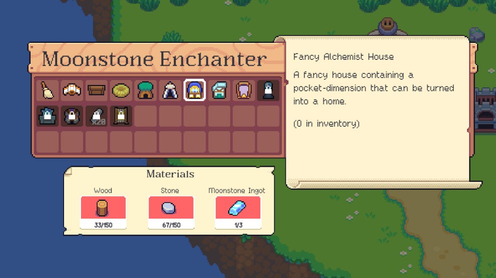 Moonstone Enchanter crafting table in Moonstone Island