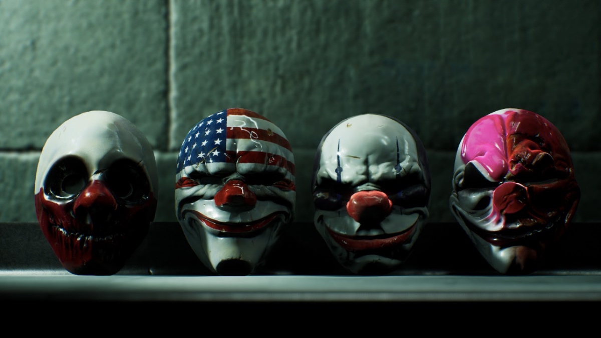Payday 3 clown masks