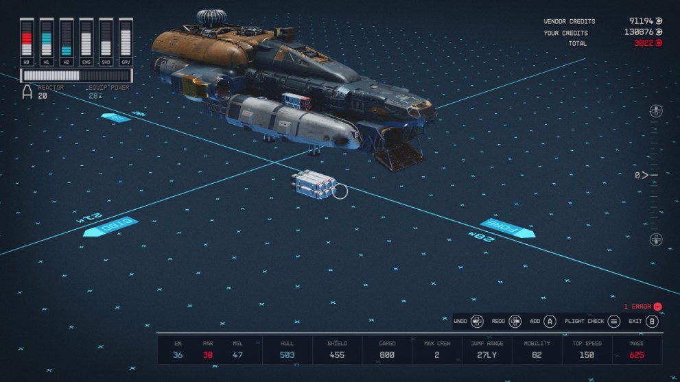 How to Find & Fix Unattached Modules on Your Ship in Starfield