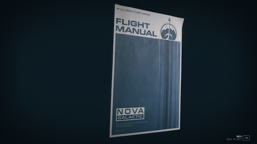 Starfield where to find Nova Galactic Manuals