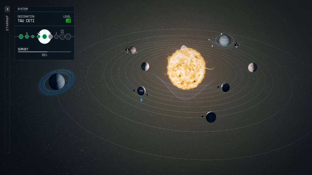 Starfield what is in the Tau Ceti star system