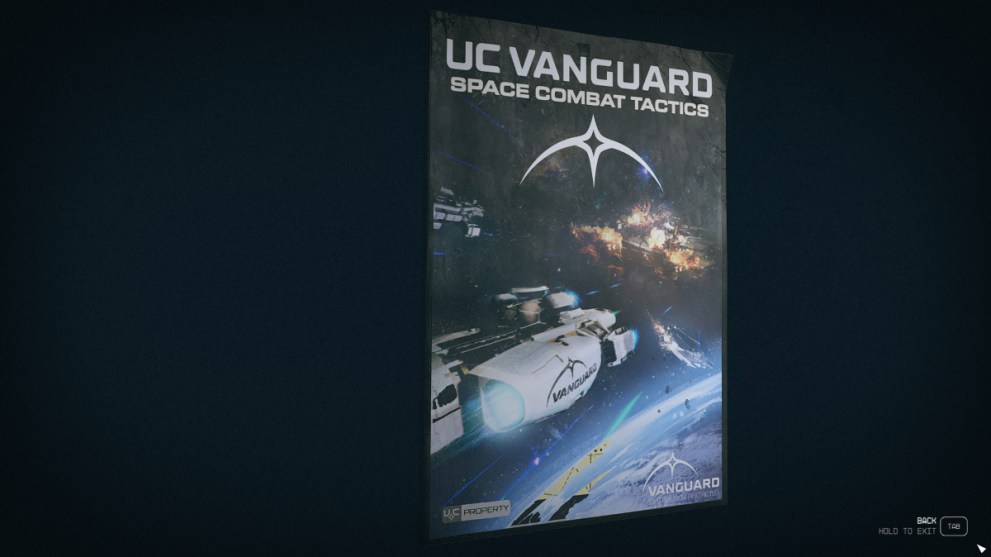 Starfield where to find UC Vanguard Space Tactics magazines