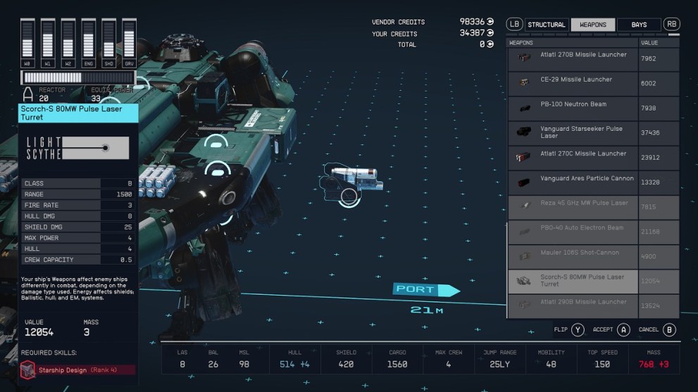 where to find find automated ship turrets in starfield