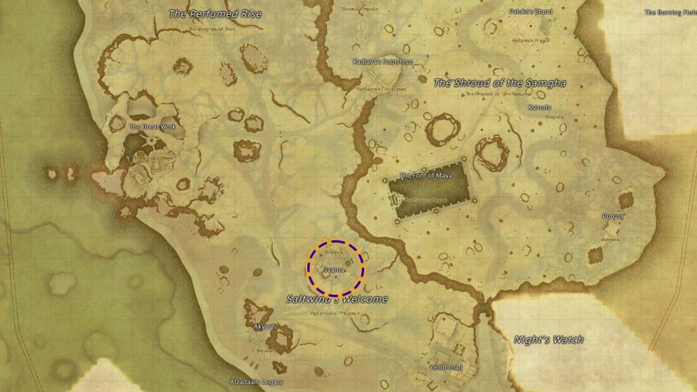 Arkasodara daily area in FFXIV