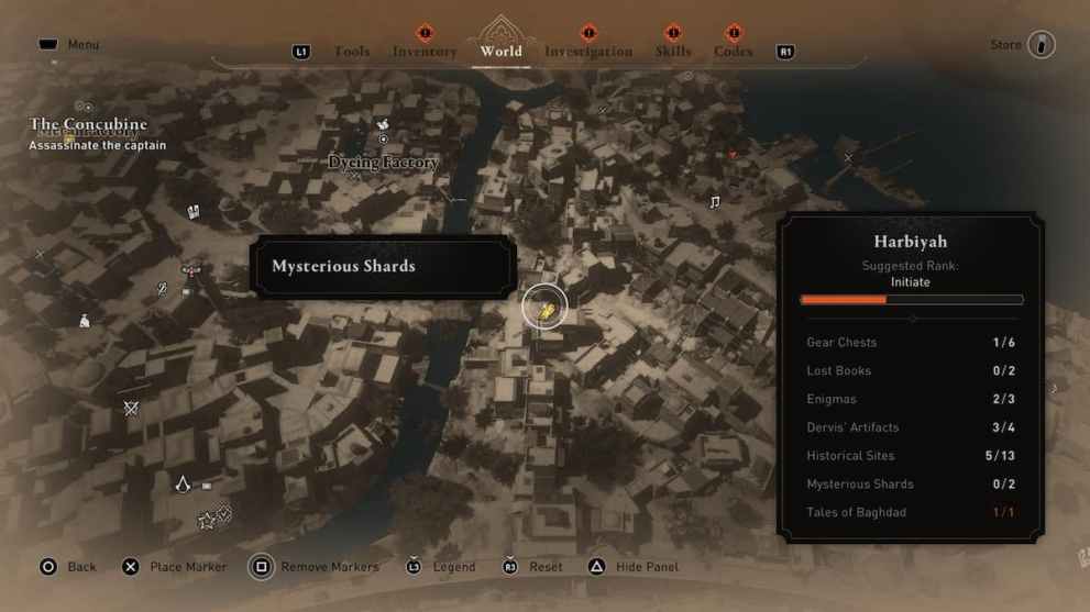 assassin's creed mirage mysterious shards