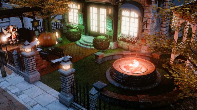 Beginning of Fall player house by dimblacklights in Final Fantasy 14