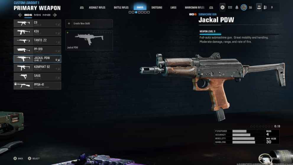 COD Warzone Jackal SMG