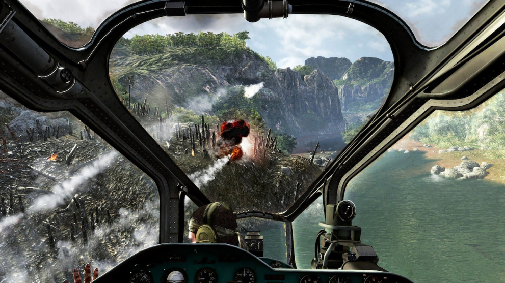 Call of Duty Black Ops Apache gunship