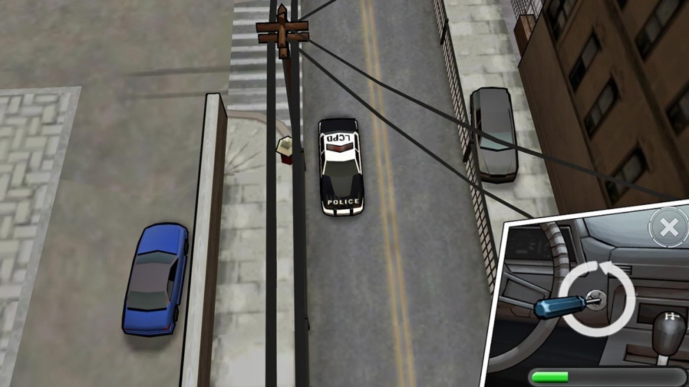 Carjacking minigame in Grand Theft Auto Chinatown Wars