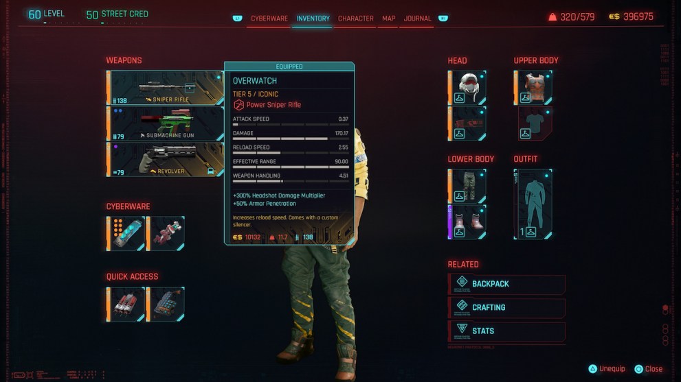 overwatch sniper rifle in cyberpunk