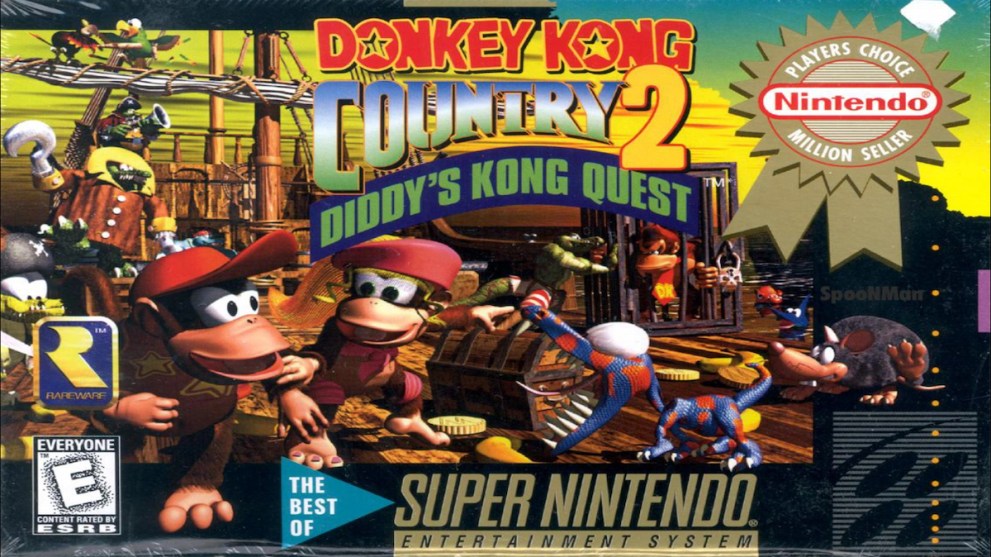 cover art for donkey kong country 2