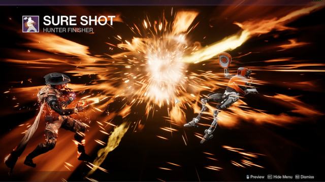 Destiny 2 Hunter Gunslinger Solar Finisher Preview