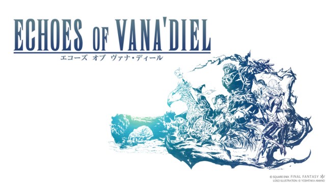 Final Fantasy XIV and XI Echoes of Vana'diel crossover artwork by Yoshitaka Amano