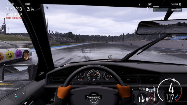 Forza Motorsport Rain Driving graphics