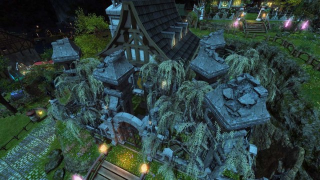 Garden of Penthos player house by Luc1d17y in Final Fantasy 14