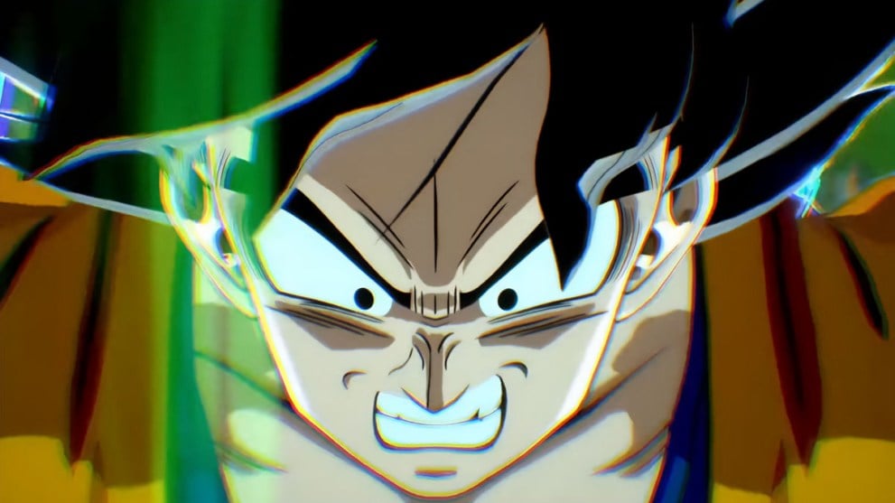 Goku powering up in Dragon Ball Budokai Tenkaichi 4 teaser