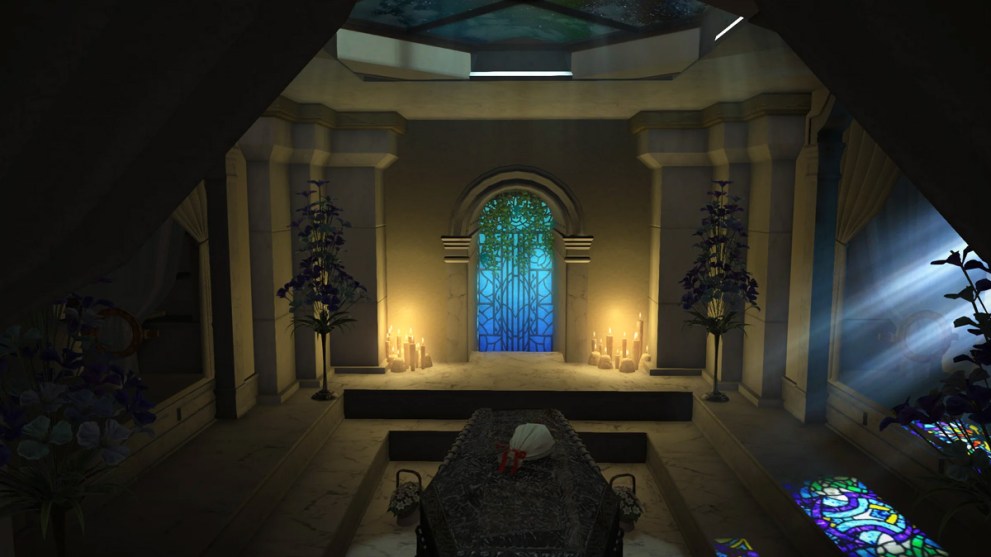Haunted Mausoleum by Reddit user itsyabooblue in Final Fantasy 14