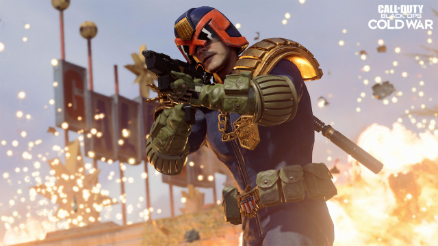 Judge Dredd in Call of Duty: Black Ops Cold War and Call of Duty: Warzone