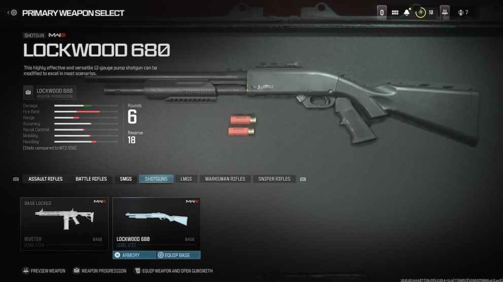 Lockwood 680 Shotgun in Modern Warfare 3
