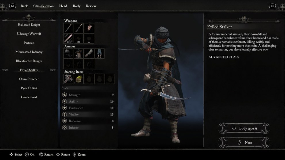 Exiled Stalker Class