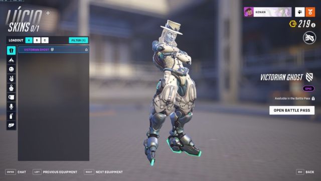 Lucio's Victorian Ghost skin in Overwatch 2