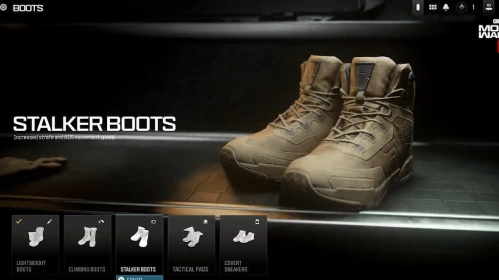 Stalker Boots in Modern Warfare 3