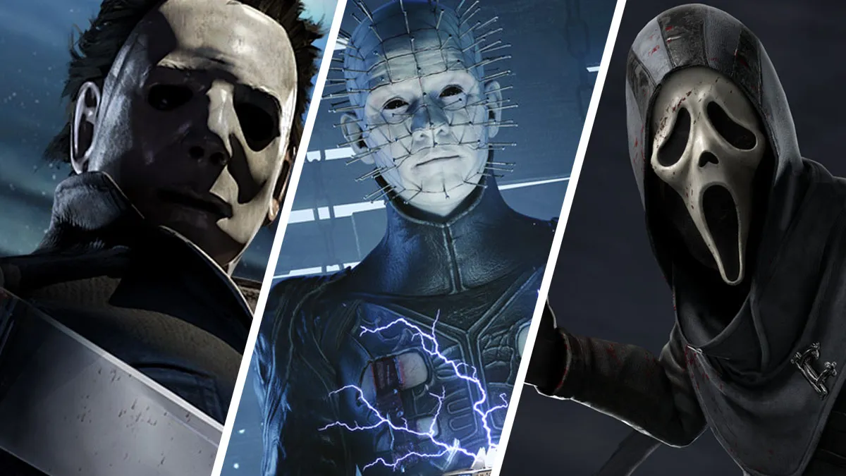 Michael Myers Pinhead and Ghostface from Dead by Daylight
