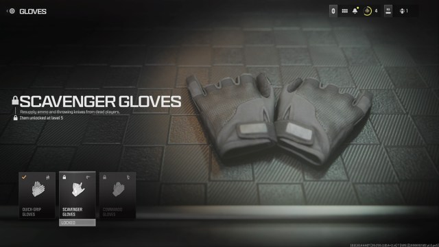 Scavenger perk in MW3 in the form of Gloves.