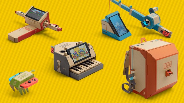 Various Nintendo Labo kits