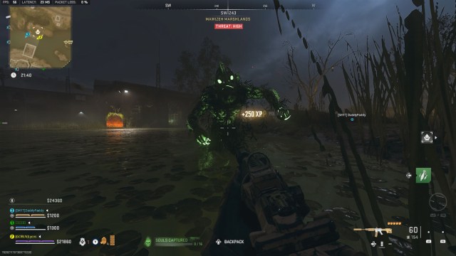 Swamp Creature in Warzone Haunting Event