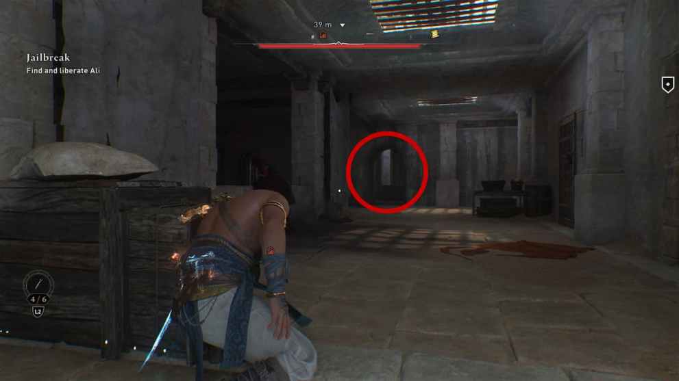 Doorway to Ali in Assassin's Creed Mirage Jailbreak Quest
