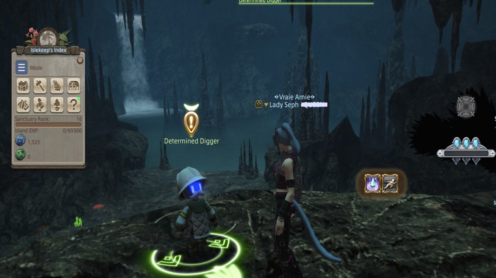 Final Fantasy 14 where to find the determined digger NPC