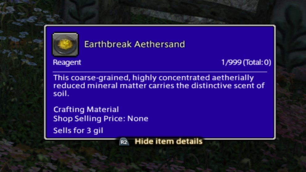 Final Fantasy 14 where to find Earthbreak Aethersand 