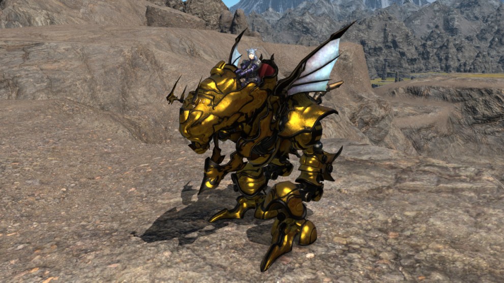 Final Fantasy 14 what is the gilded magitek armor mount