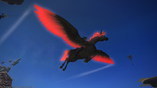 Final Fantasy 14 what is the Black Pegasus mount